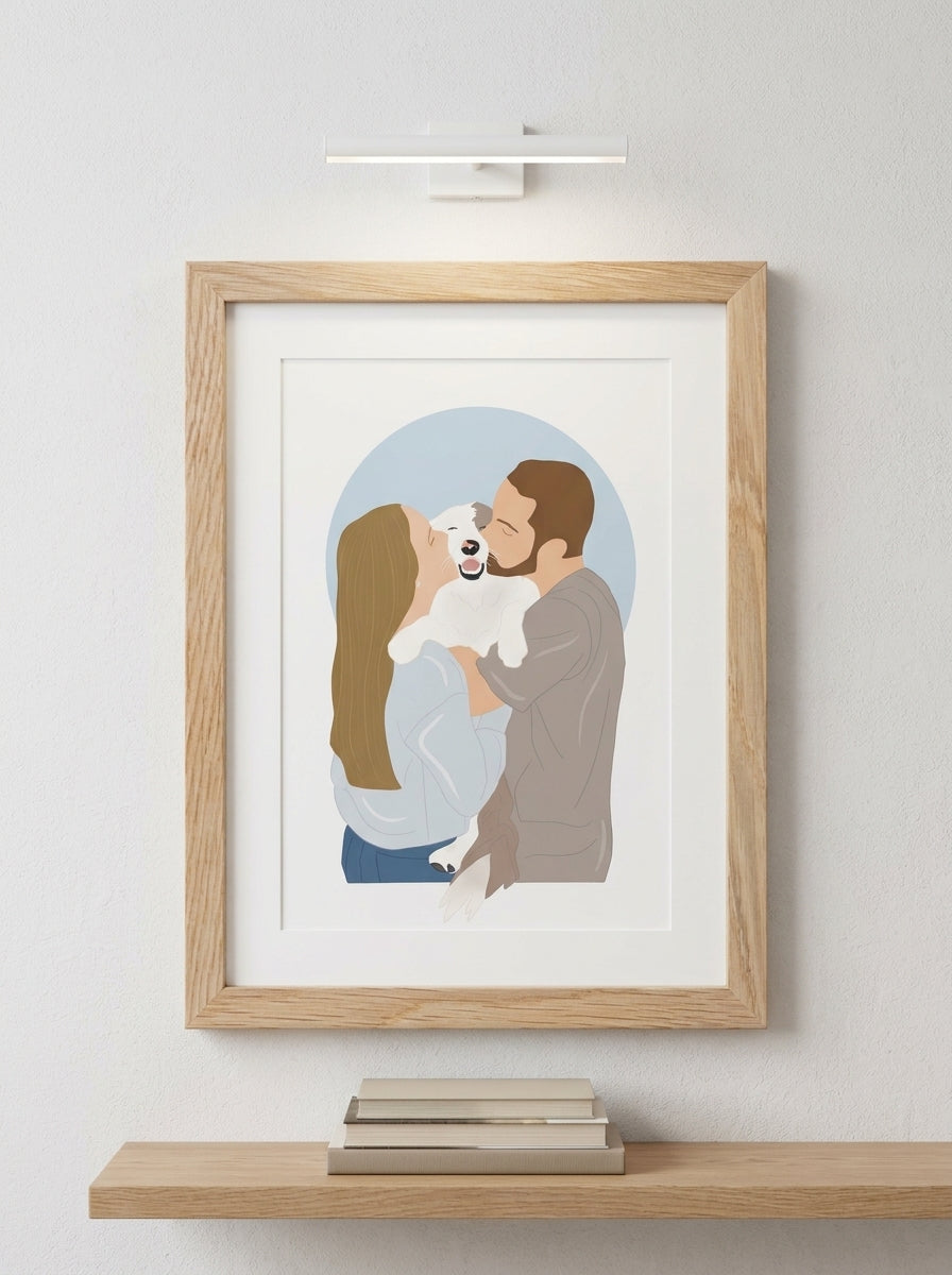Ilustración digital personalizada a partir de tu foto