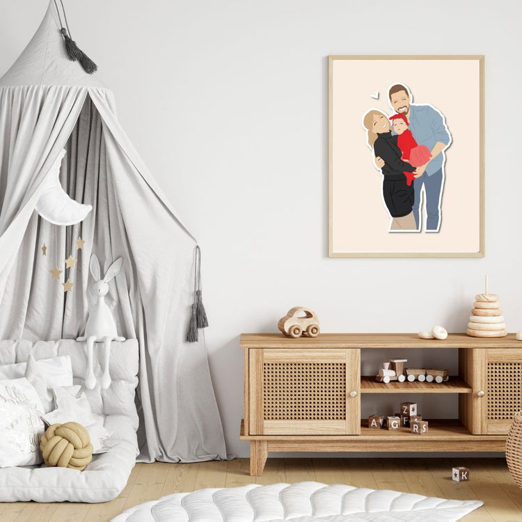 Ilustración digital personalizada a partir de tu foto